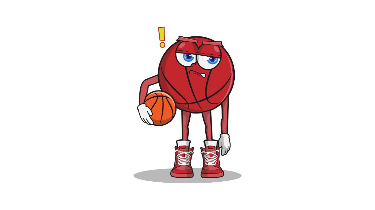 Frustrated Angry Basketball Player