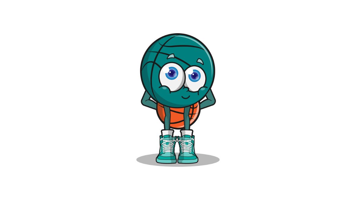 Shy Baller character from Lil Baller Books, a kids basketball book about overcoming sports anxiety in kids